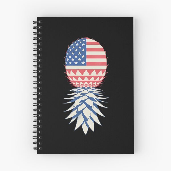 Item preview, July Patriotic Red White Blue Upside Down Pineapple Swinger designed and sold by Tatianamiobi.