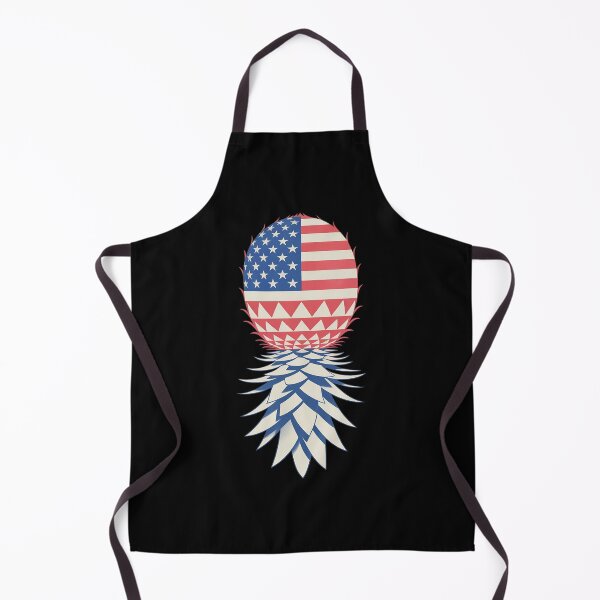 Item preview, July Patriotic Red White Blue Upside Down Pineapple Swinger designed and sold by Tatianamiobi.
