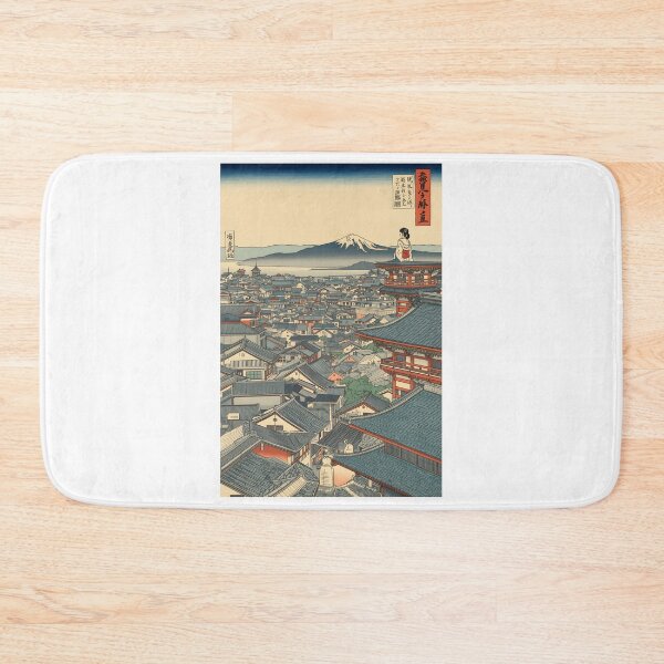 Item preview, Capital of Ink and Shadows Poster Sumi-e Ukiyo-e ink Art designed and sold by blacksealstudio.