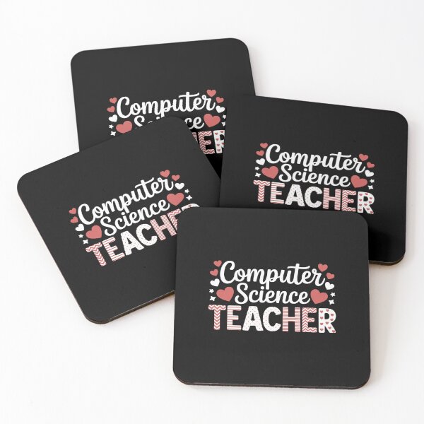 Item preview, Valentine's Day Computer Science Teacher Teaching School designed and sold by Catharsiscath.