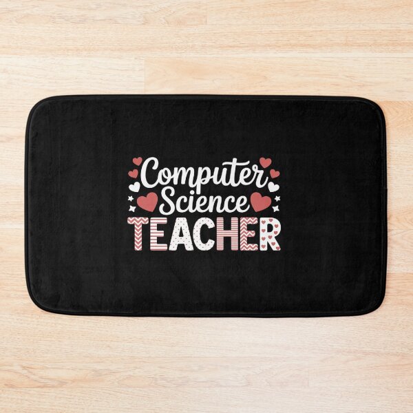 Item preview, Valentine's Day Computer Science Teacher Teaching School designed and sold by Catharsiscath.