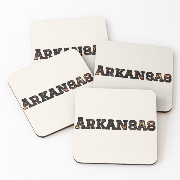 Item preview, Arkansas Gift | Orange & Black Typography designed and sold by Long Family Gifts.