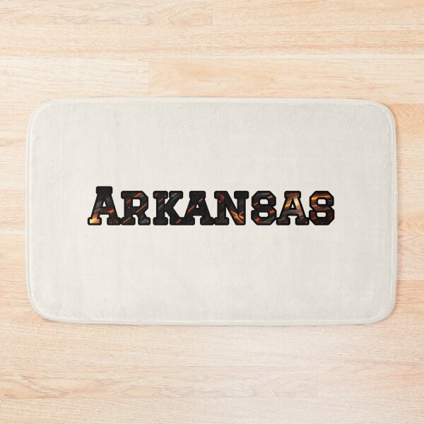 Item preview, Arkansas Gift | Orange & Black Typography designed and sold by Long Family Gifts.