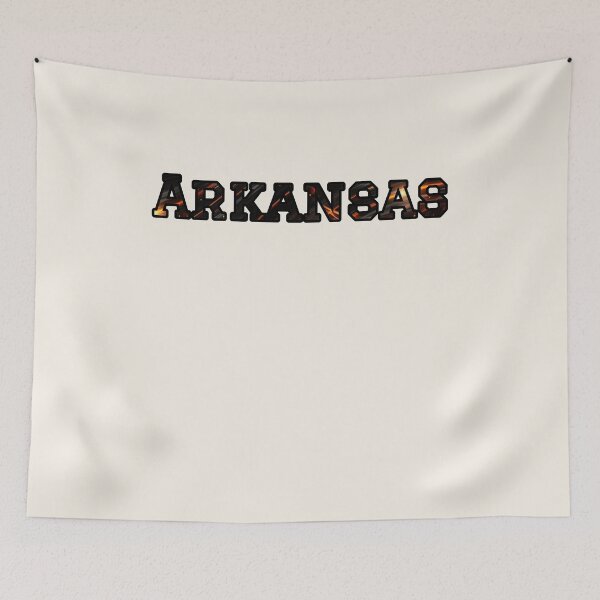 Item preview, Arkansas Gift | Orange & Black Typography designed and sold by Long Family Gifts.