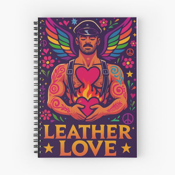 Item preview, LGBTQ Gay Leather Pride Valentine Rainbow Gay Pride Graphic Design designed and sold by ItsAKinkThing.