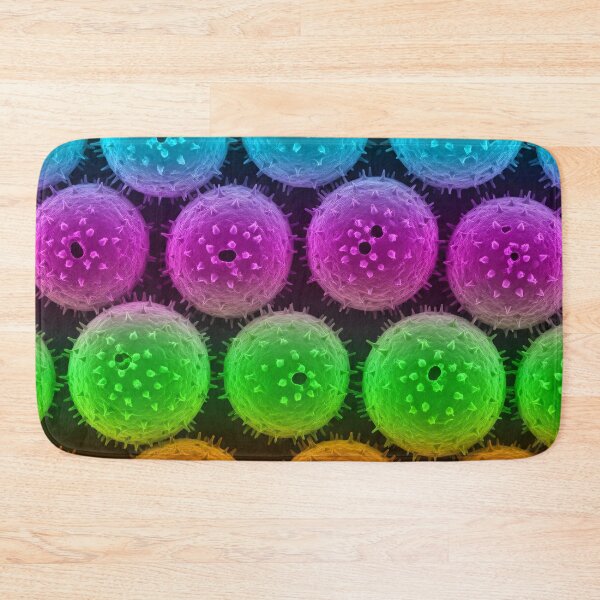 Item preview, Neon Microbe Pop Art Pattern designed and sold by Kaleidoscope Print.