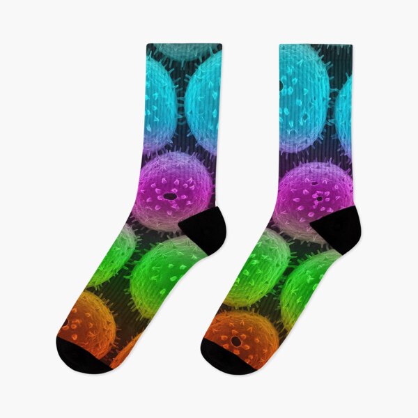 Item preview, Neon Microbe Pop Art Pattern designed and sold by Kaleidoscope Print.