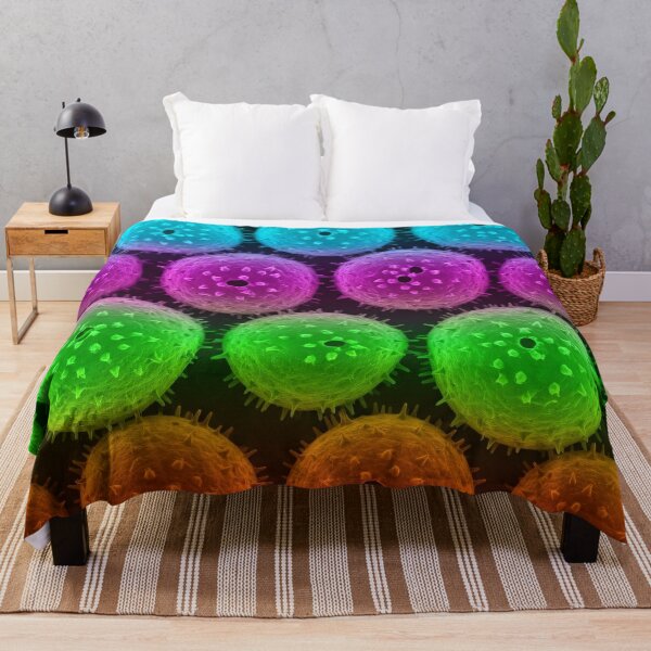 Item preview, Neon Microbe Pop Art Pattern designed and sold by Kaleidoscope Print.