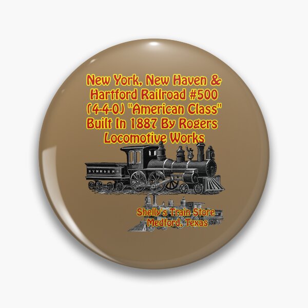 Item preview, "American Class" Steam Locomotive, Shelly's Train Store, Vintage, Classic, Collectible Train Logos, Rail & Railroad Logos, train stickers, magnets, t-shirts, posters & more designed and sold by MoreEZUSA-Here.