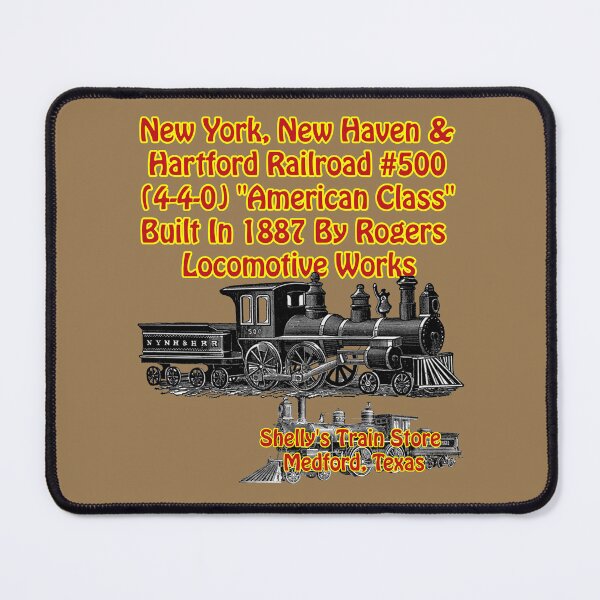 Item preview, "American Class" Steam Locomotive, Shelly's Train Store, Vintage, Classic, Collectible Train Logos, Rail & Railroad Logos, train stickers, magnets, t-shirts, posters & more designed and sold by MoreEZUSA-Here.