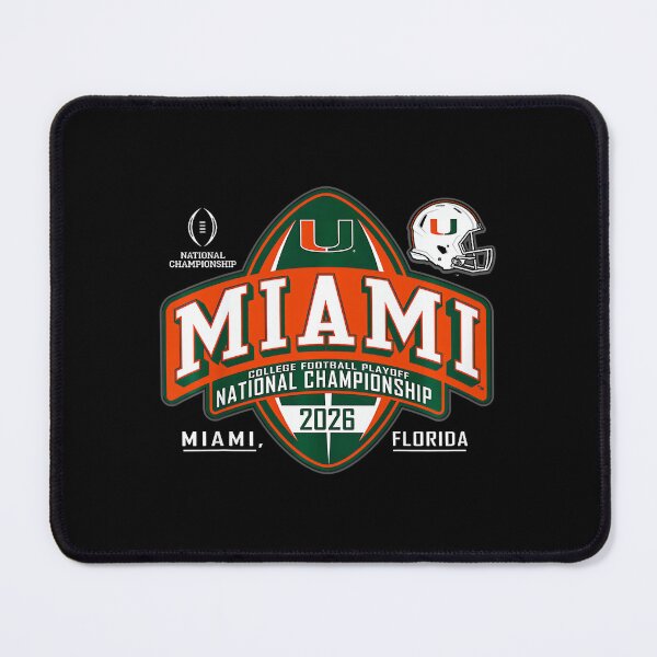 Item preview, Miami Hurricanes Cfp National Championship 2026 Crest Black  designed and sold by PipoPayment.