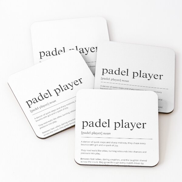 Item preview, Padel Player Definition Print | Minimalist Sports Wall Art | Padel Gift for Fan | Typography Poster designed and sold by shopcanva.