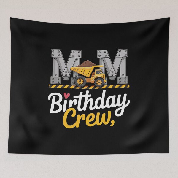 Item preview, B-Day Party Mom Birthday Crew Construction Birthday Party designed and sold by Catharsiscath.