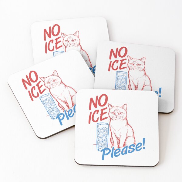 Item preview, No Ice Please Funny Anti-Ice Cat designed and sold by PipoPayment.