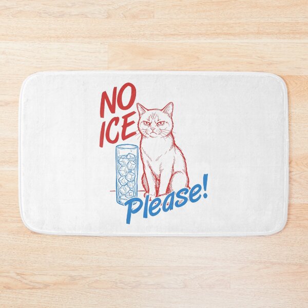 Item preview, No Ice Please Funny Anti-Ice Cat designed and sold by PipoPayment.