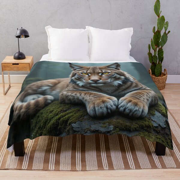 Item preview, Lynx Resting in Mystical Forest designed and sold by InezPhotography.