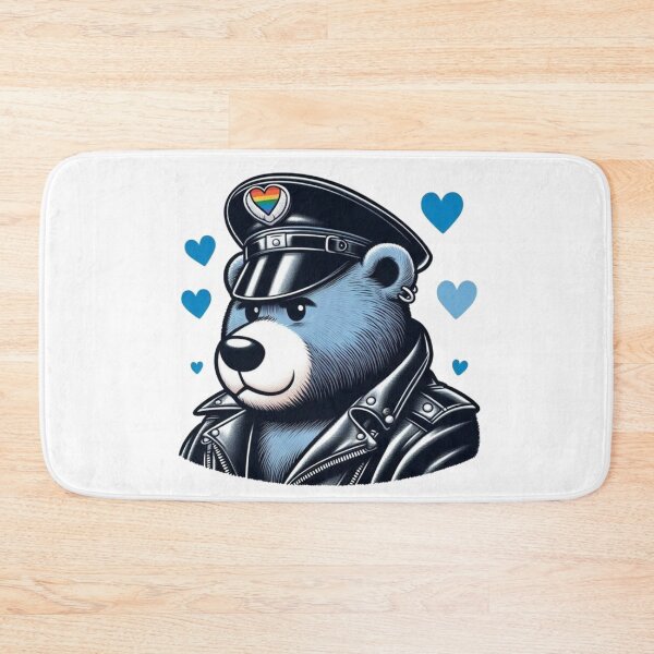 Item preview, Gay Leather Bear Pride Valentine Gay Pride Graphic Design designed and sold by ItsAKinkThing.