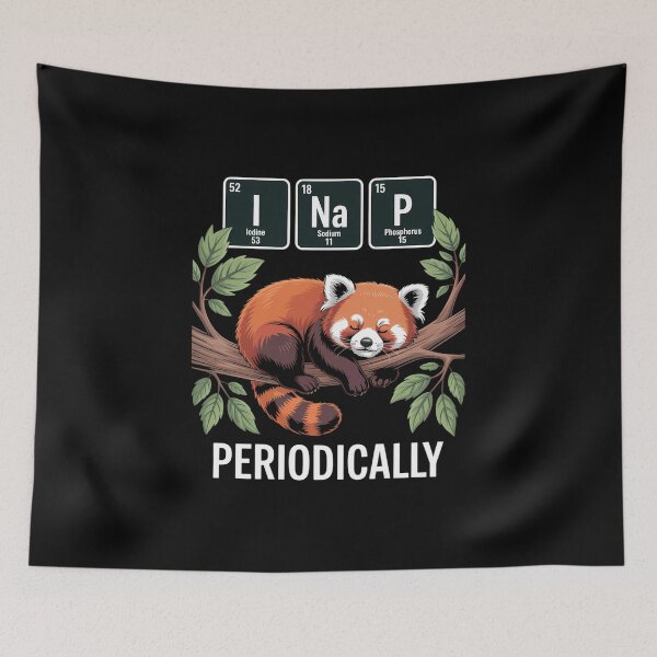 Item preview, Red Panda Nap Periodically Red Pandas Animal Owner designed and sold by IdunayaStore.