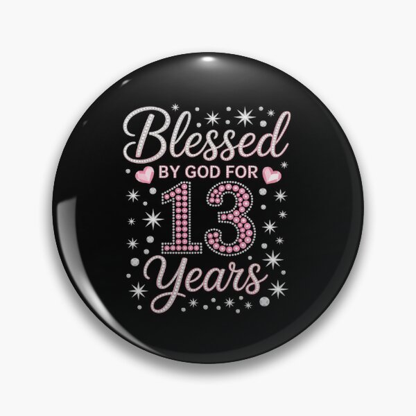 Item preview, Blessed By God For 13 Years Old 13th Birthday Party B-day designed and sold by Catharsiscath.