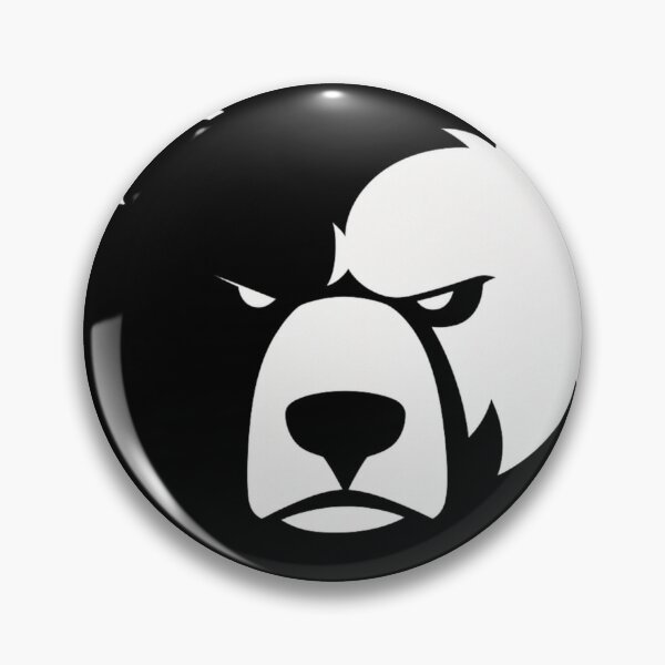 Item preview, Minimalist Bear Face – NOIR CUT Off-White Animal Logo designed and sold by JonelCrafts.