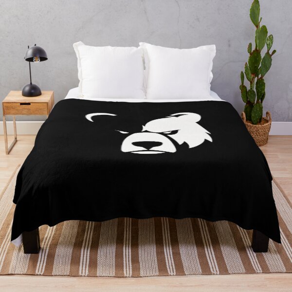 Item preview, Minimalist Bear Face – NOIR CUT Off-White Animal Logo designed and sold by JonelCrafts.