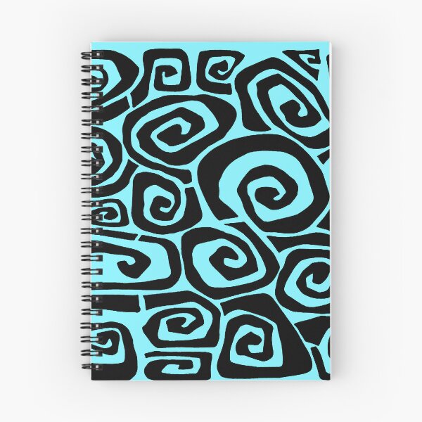 Item preview, Spirals on Blue designed and sold by ViaARTfactory.