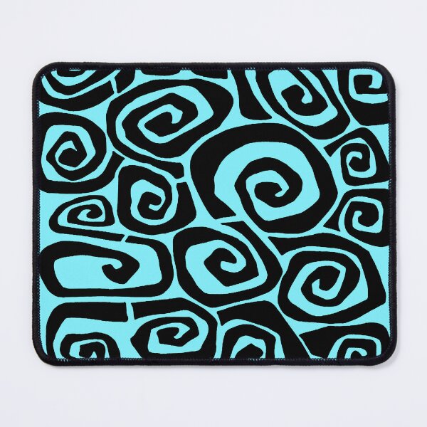 Item preview, Spirals on Blue designed and sold by ViaARTfactory.