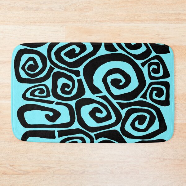 Item preview, Spirals on Blue designed and sold by ViaARTfactory.