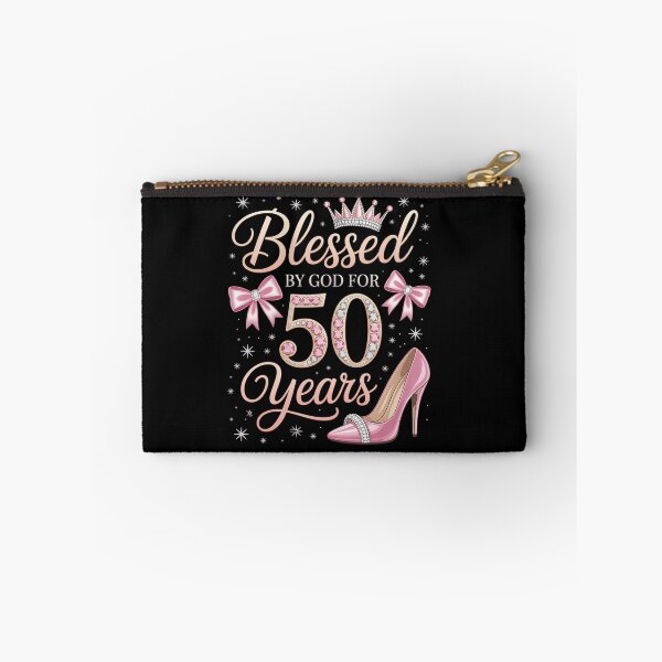 Item preview, Blessed by God for 50 Years Old 50th Birthday Party Queen designed and sold by Catharsiscath.