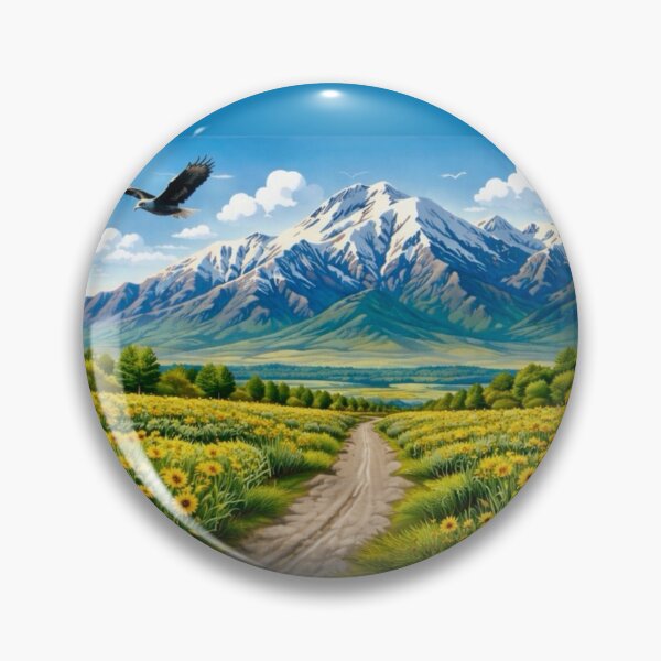 Item preview, Eagle Mountain Utah - Wildflower Valley designed and sold by Myra365Art.