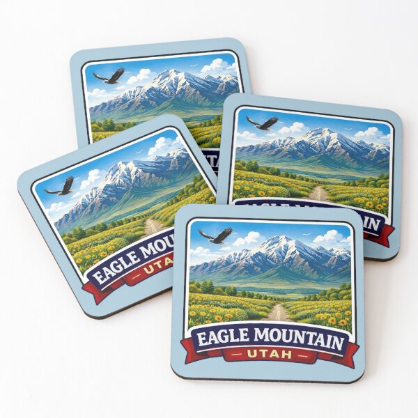 Item preview, Eagle Mountain Utah - Wildflower Valley designed and sold by Myra365Art.