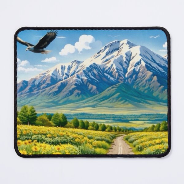 Item preview, Eagle Mountain Utah - Wildflower Valley designed and sold by Myra365Art.