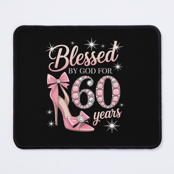 Item preview, Blessed By God For 60 Years Old 60th Birthday Party Queen designed and sold by Catharsiscath.