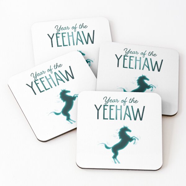 Item preview, Year of the Yeehaw (Blue Flame Horse) designed and sold by BLAAAAASK.