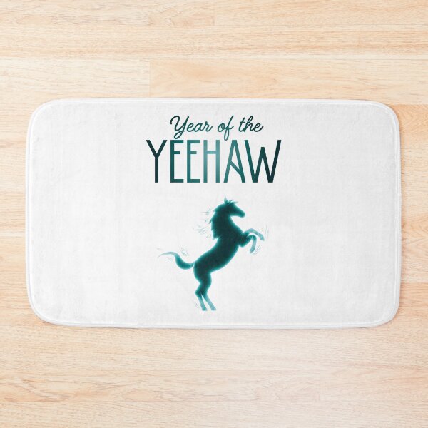 Item preview, Year of the Yeehaw (Blue Flame Horse) designed and sold by BLAAAAASK.
