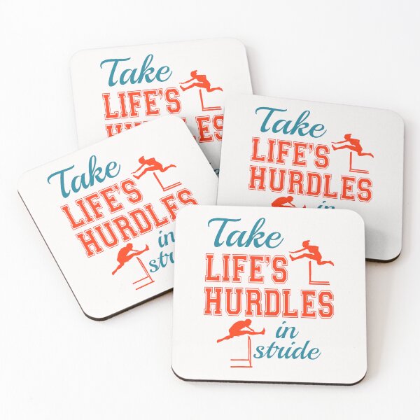 Item preview, Take Life's Hurdles in Stride Hurdler Hurdle Runner designed and sold by jaygo.