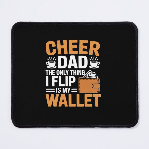 Item preview, Cheer Dad Only Flip My Wallet Father Cheerleading designed and sold by Catharsiscath.