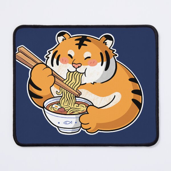 Item preview, Ramen Funny Tiger designed and sold by OneEyedCap.