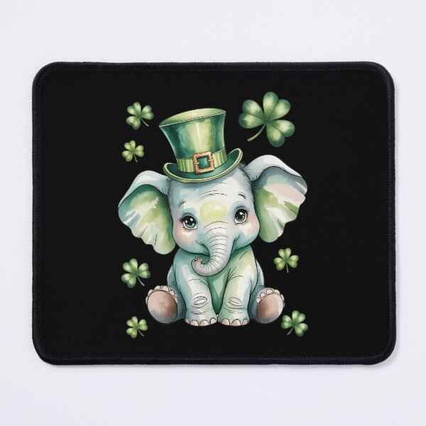 Item preview, St Patrick's Day Irish  Elephant Saint Patrick's Day designed and sold by IdunayaStore.