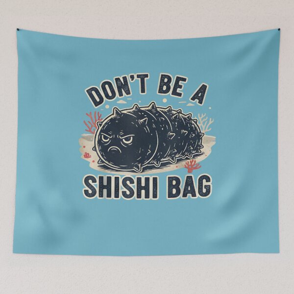 Item preview, Hawaii Pidgin "Shishi Bag" Funny T Shirt (Blk Font) designed and sold by PolyForceHI.