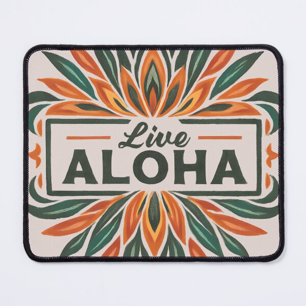 Item preview, Live Aloha | Island Flora Graphic Tee #808 designed and sold by NoShirtNoService.