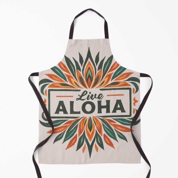 Item preview, Live Aloha | Island Flora Graphic Tee #808 designed and sold by NoShirtNoService.