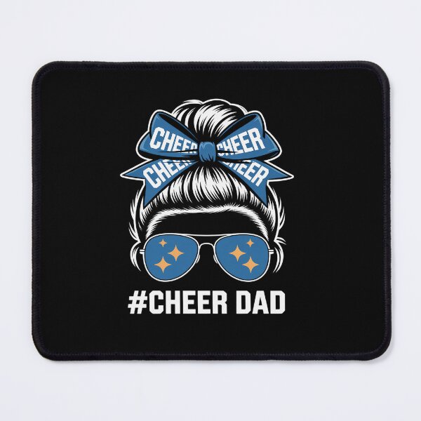 Item preview, Cheer Dad Sports Fan Bow Sunglasses Cheerleading Support designed and sold by Catharsiscath.