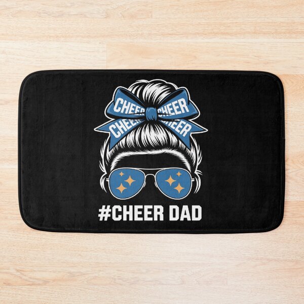 Item preview, Cheer Dad Sports Fan Bow Sunglasses Cheerleading Support designed and sold by Catharsiscath.