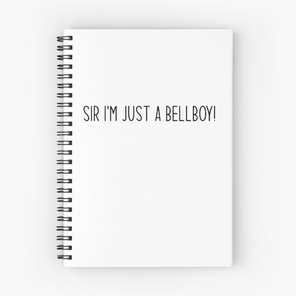 Item preview, Sir I'm just a bellboy! - Heated Rivalry funny quote sticker, Ilya Rozanov, Shane Hollander, Hollanov, The Cottage designed and sold by RosefinchArt.
