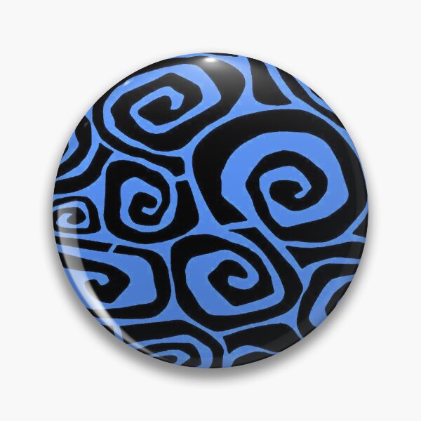 Item preview, Spirals on Blue designed and sold by ViaARTfactory.