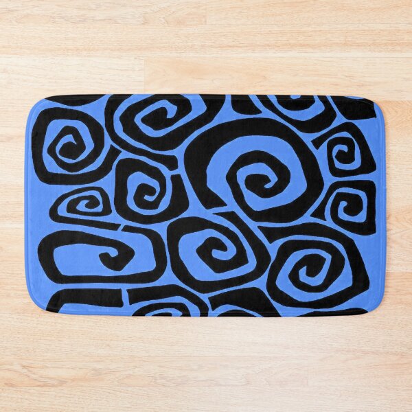 Item preview, Spirals on Blue designed and sold by ViaARTfactory.