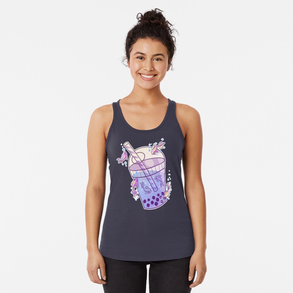 Vista previa del artículo con la obra «Camiseta con espalda nadadora», diseñado y vendido por MynnuB.