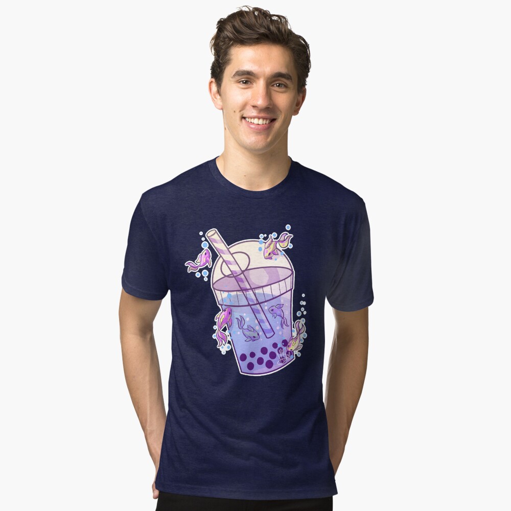 Vista previa del artículo con la obra «Camiseta de tejido mixto», diseñado y vendido por MynnuB.