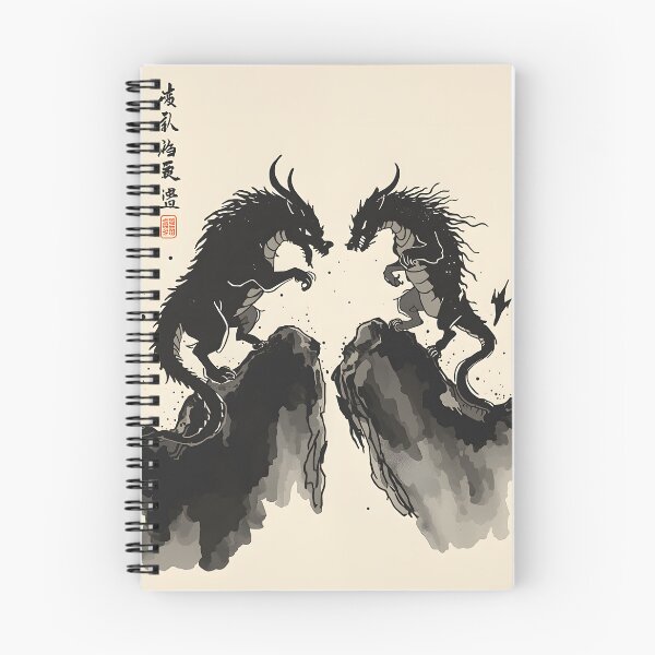 Item preview, Clash of Ancient Beasts – Epic Ink Confrontation designed and sold by blacksealstudio.